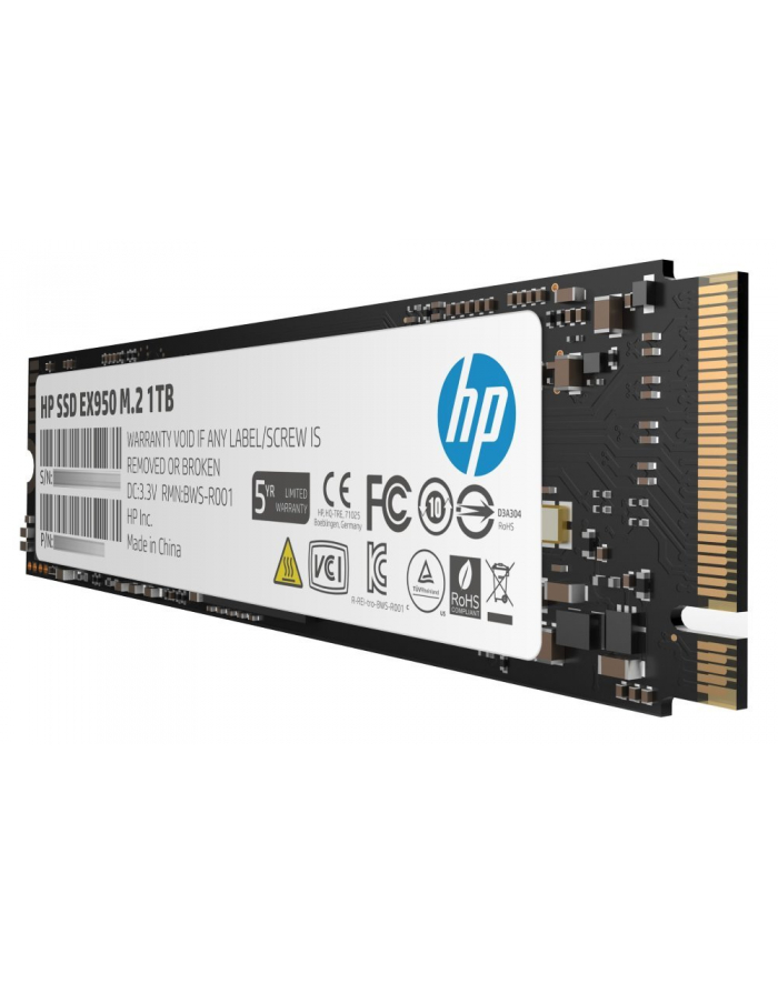 HP Dysk SSD EX950 1TB, M.2 PCIe Gen3 x4 NVMe, 3500/2900 MB/s, IOPS 410/370K główny