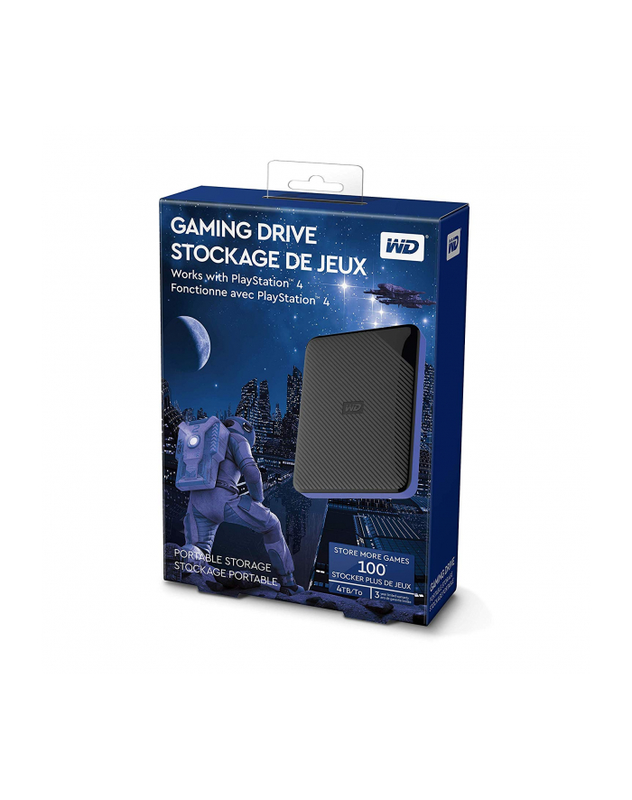 western digital Dysk zewnętrzny WD Gaming Drive for Playstation , 2.5'', 2TB, USB 3.0, czarny główny