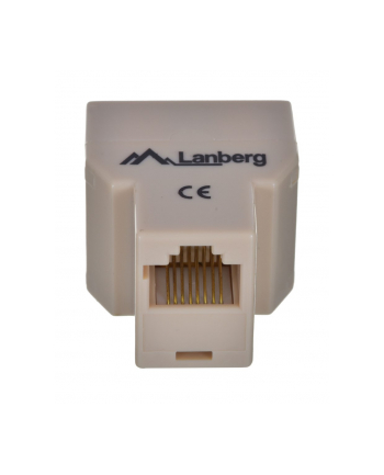 Lanberg Adapter złączka sieciowa RJ-45->X2 RJ45