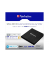 Verbatim Ultra HD 4K External Slimline Blu-ray Writer USB 3.1 with USB-C to A - nr 22