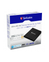 Verbatim Ultra HD 4K External Slimline Blu-ray Writer USB 3.1 with USB-C to A - nr 33