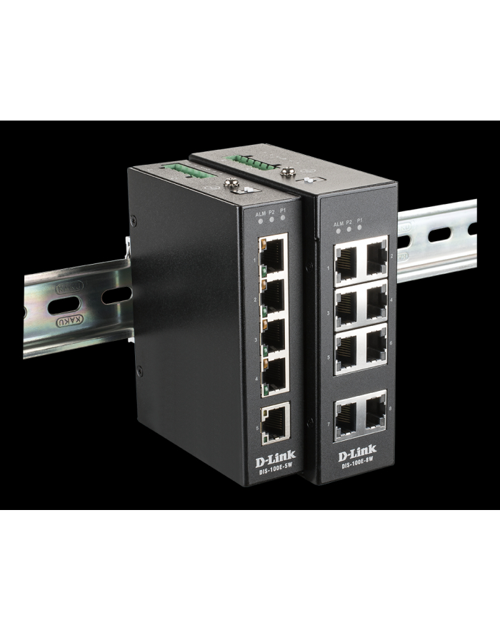 D-Link 5 Port Unmanaged Switch with 5 x 10/100 BaseT(X) ports główny