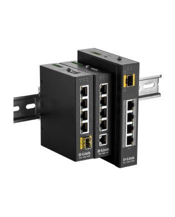 D-Link 5 Port Unmanaged Switch 4 x 10/100/1000Base (4 PoE) & 1 x 100/1000BaseSFP