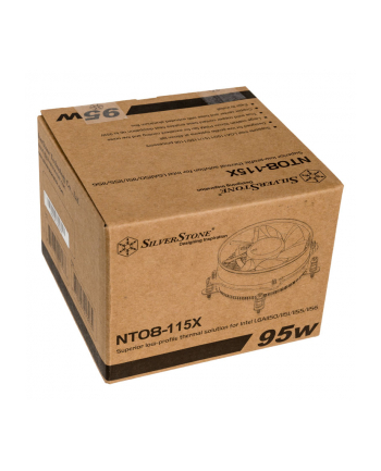 Silverstone Nitrogon CPU cooler SST-NT08-115X-V2 92mm PWM, Low Profile, Intel nr 2