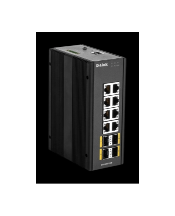 D-Link 12 Port L2 Managed Switch Switch 8 x 10/100/1000BaseT(X) & 4 x SFP