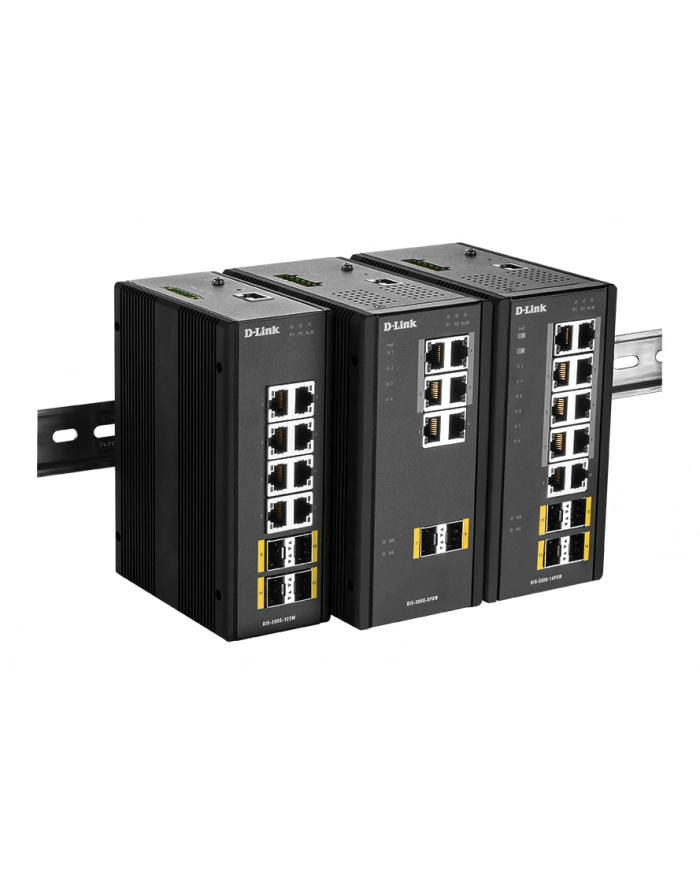 D-Link 12 Port L2 Managed Switch Switch 8 x 10/100/1000BaseT(X) & 4 x SFP główny