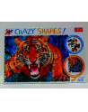 trefl Puzzle 600 Crazy Shap. OKO W OKO Z TYGRYSEM 11110. - nr 1