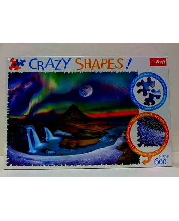 trefl Puzzle 600 Crazy Shapes ZORZA NAD ISLANDIĄ 11114.