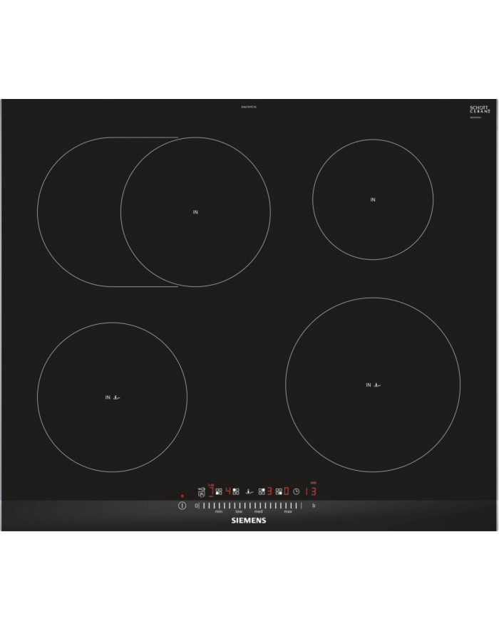 Siemens EH675FFC1E kolor: czarny - płyta grzewcza główny