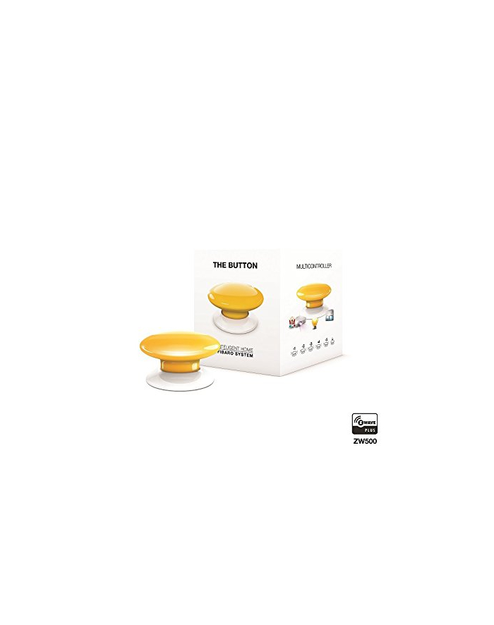 Fibaro The Button - żółty główny