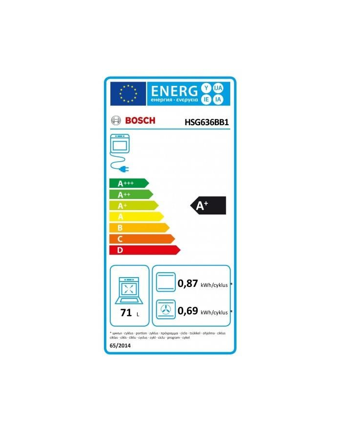 Bosch HSG636BB1 - kolor: czarny główny