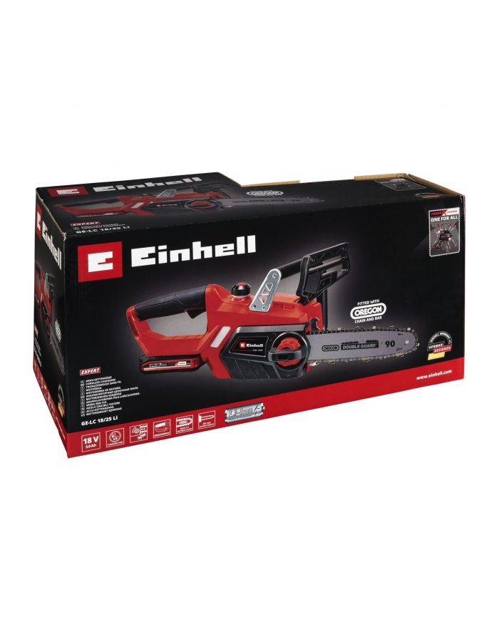 Einhell GE-LC 18 Li Kit - czerwony / kolor: czarny - Li-ion Battery 3.0Ah główny