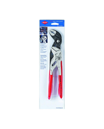 Knipex komplet 003120V03 - czerwony / czarny, 2-części zestaw