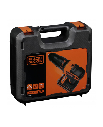 black+decker Black&Decker BDCHD18KB - kolor: czarny / pomarańczowy - case, 2x Li-Ion battery 1.5Ah nr 1