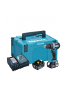 Makita DHP484RTJ - niebieski / kolor: czarny - MAKPAC, 2x Li-Ion Battery 5.0Ah - nr 2