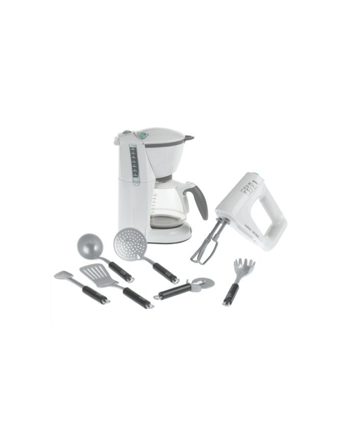 Theo Klein Braun coffee machine - biały / kolor: czarny główny