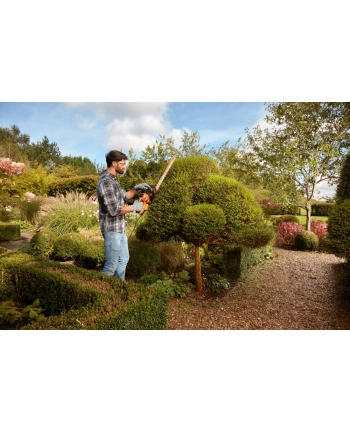 black+decker Black & Decker Przycinarka BEHTS451 - pomarańczowy / kolor: czarny nr 2