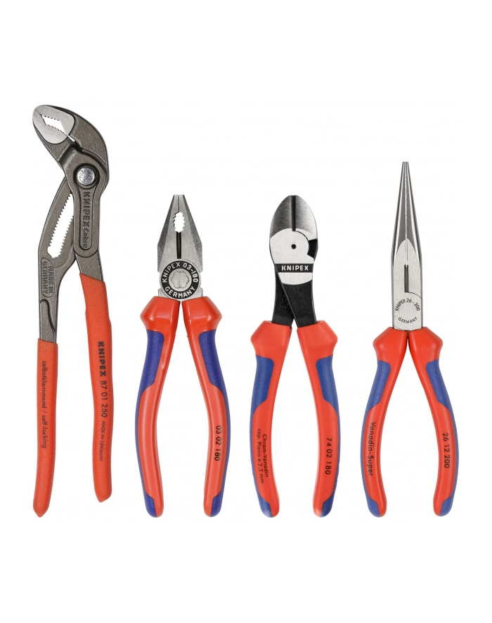 Knipex Basic 002001V15 - 4-części zestaw główny