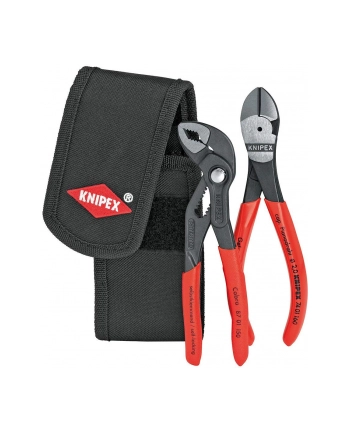Knipex 002072V02 - czerwony / czarny, w etui, 2-części zestaw nr 2