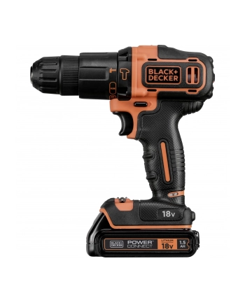 black+decker Black&Decker BDCHD18K - kolor: czarny / pomarańczowy - case, Li-ion battery 1.5Ah nr 2
