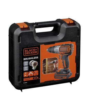 black+decker Black&Decker BL188KB - kolor: czarny / pomarańczowy - case, 2x Li-ion battery 1.5Ah nr 1