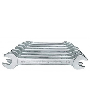 Gedore podwójnie otwarty koniec zestaw bezpieczny - 8-częściowy - 6mm-22mm - klucze nr 1