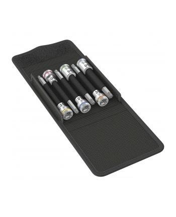 Wera Zyklop Bitnut zestaw 8767 B TORX HF 1 - 3/8 - 6- części - gniazdo - wkładka nr 2