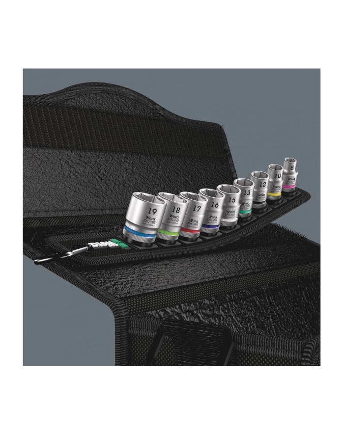 Wera Zyklop gniazdo zestaw Belt B4 - 3/8 - 9- części - gniazdo - wkładka główny