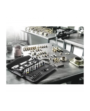 Wera Cyclops Metal Ratchet Set 8100 SB8 - 3/8 - Tool Set - kolor: czarny / srebrny - 29-piece - with reversible ratchet nr 1