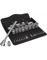 Wera Cyclops Metal Ratchet Set 8100 SB8 - 3/8 - Tool Set - kolor: czarny / srebrny - 29-piece - with reversible ratchet - nr 1