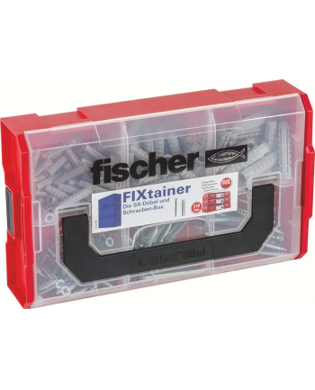 Fischer FIXtainer SX kołek rozporowy i śrubowy - ze śrubami - 210 części