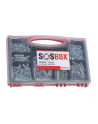 Fischer SOSBOX Kołek rozporowy S plus FU ze śrubami - jasnoszary - 360- części - nr 3