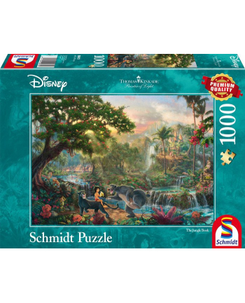 Schmidt Spiele Puzzle Thomas Kinkade: Disney Jungle Book 1000 Puzzle