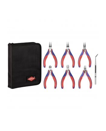 Knipex Elektroniczne Szczypce zestaw 002016 - 7 części nr 1