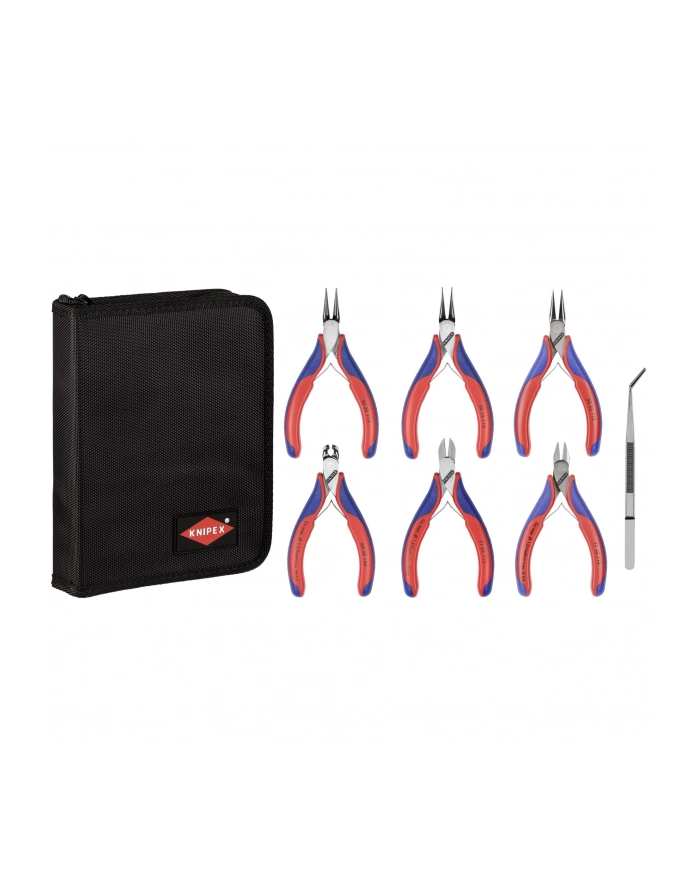 Knipex Elektroniczne Szczypce zestaw 002016 - 7 części główny