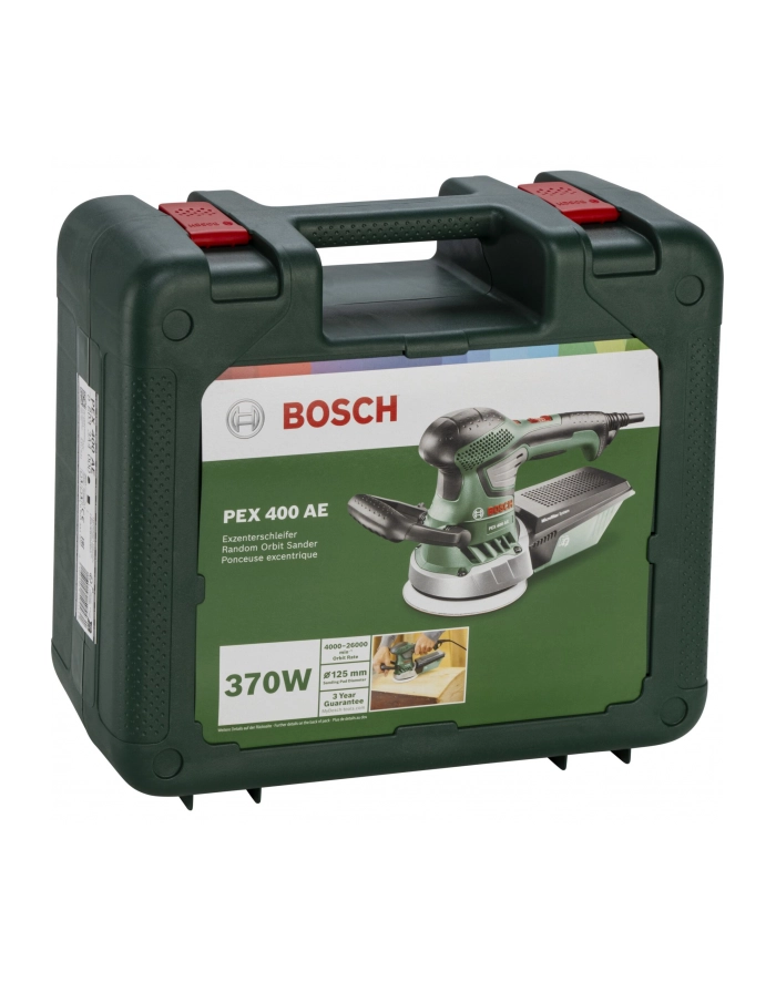 bosch powertools Bosch PEX 400 AE Expert - Zielony / Czarny, plastikowa obudowa, 350 wat główny