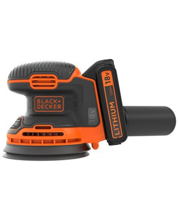 Black Decker Battery Orbital Sander BDCROS18-QW - 400mA charger, 1x Ah battery,