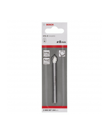 bosch powertools Bosch 1 Fliesenbohrer CYL-9 Ceramic: 8x80 - 2608587164