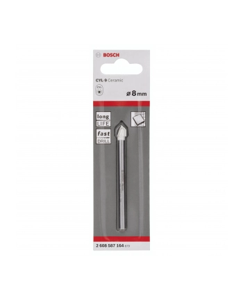 bosch powertools Bosch 1 Fliesenbohrer CYL-9 Ceramic: 8x80 - 2608587164 nr 1