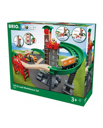 BRIO Large warehouse with lift - 33887