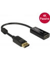 Adapter DELOCK 62609 (DisplayPort M - HDMI F; kolor czarny) - nr 19