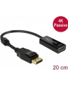 Adapter DELOCK 62609 (DisplayPort M - HDMI F; kolor czarny) - nr 23