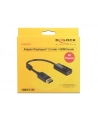Adapter DELOCK 62609 (DisplayPort M - HDMI F; kolor czarny) - nr 26