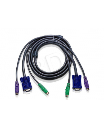ATEN 2L-1003P/C Kabel 2x SVGA+klawPS+myszPS  3.0m