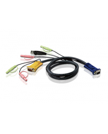 ATEN 2L-5303U Kabel HD15 - SVGA + mysz + klawUSB +  Audio 3.0m