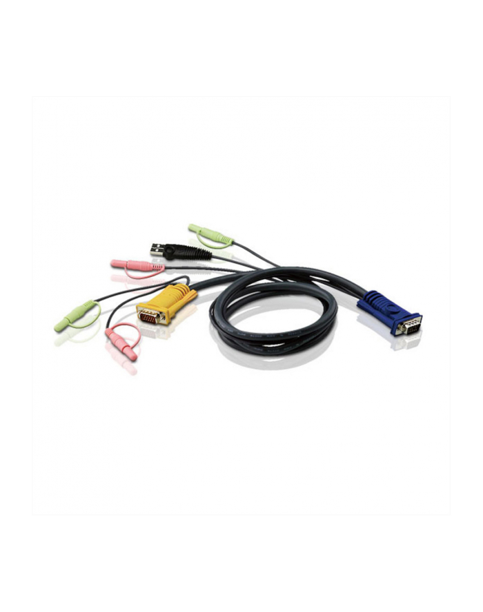 ATEN 2L-5303U Kabel HD15 - SVGA + mysz + klawUSB +  Audio 3.0m główny