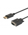 Kabel SAVIO CL92 (DisplayPort M - D-Sub (VGA) M; 1 8m; kolor czarny) - nr 4