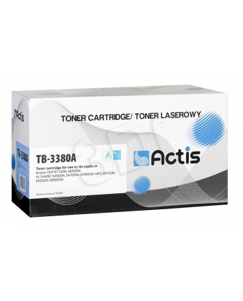 Toner ACTIS TB-3380A (zamiennik Brother TN-3380; Supreme; 8 000 stron; czarny)