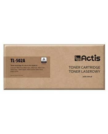 Toner ACTIS TL-502A (zamiennik Lexmark 50F2H00; Supreme; 5 000 stron; czarny)