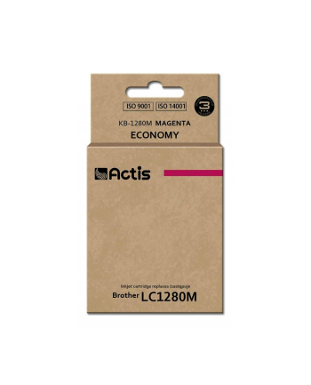 Tusz ACTIS KB-1280M (zamiennik Brother LC1280M; Standard; 19 ml; czerwony)